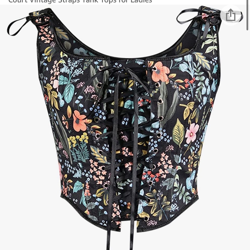 Floral Corset Top